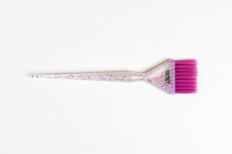 Glide hair tools tint brush lilac sparkle small