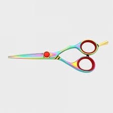 Glide hair tools scissors rainbow  6.5