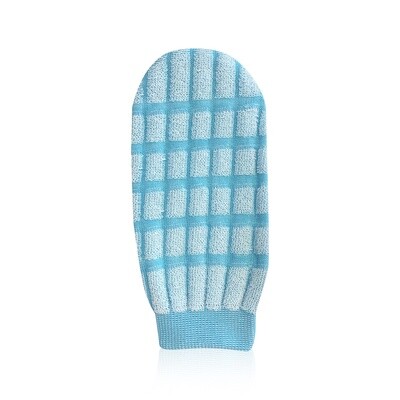 Smoother silk woven exfoliating mitt