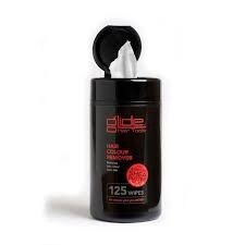 Glide hair tools hair colour remover wipes 125pk