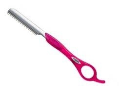 Feather styling razor pink