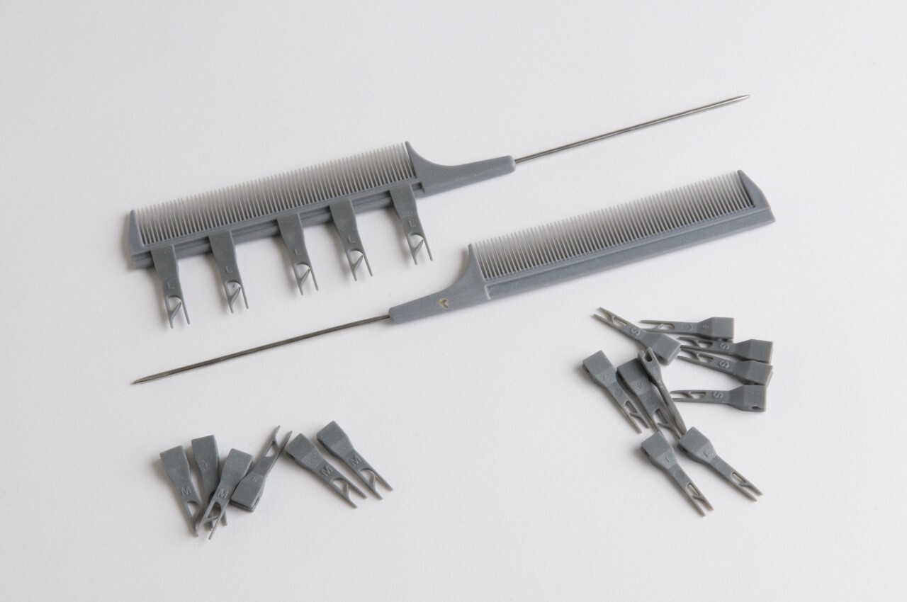 Glide hair tools quick high-light comb duo