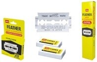 Feather new hi-stainless double edge blades 20 packets of 5