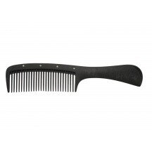 Carbon basin comb with crystals