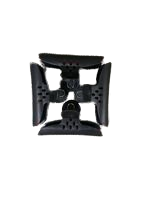 Black butterfly clips 4pk