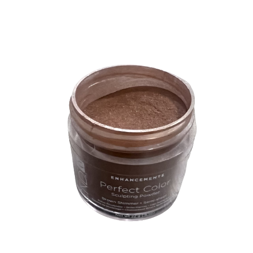 Cnd perfect colour sculpting powder brown shimmer