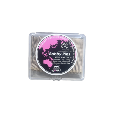 555 bobby pins matt gold 2inch 80g