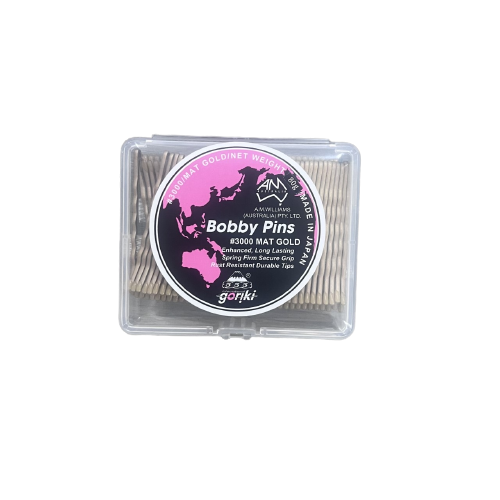 555 bobby pins matt gold 2inch 80g