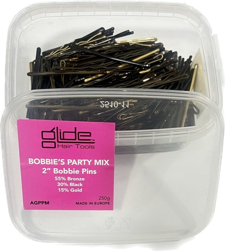 Glide hair tools bobbies party mix