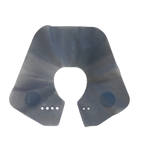 Cutting collar silicone grey