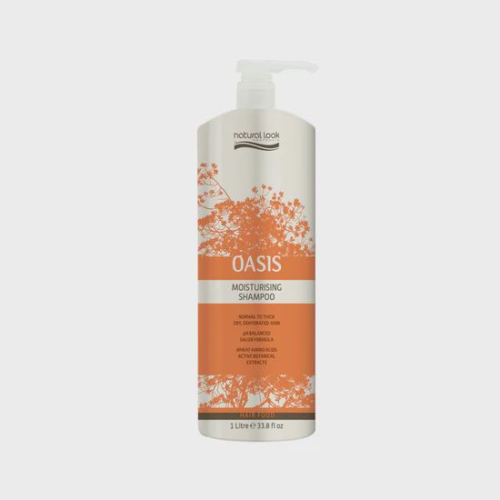 Natural look oasis moisturising shampoo 1L