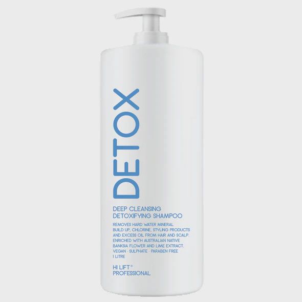 Hi Lift detox deep cleansing detoxifying shampoo 1L