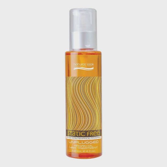 Natural look static free unplugged argan oil 120ml