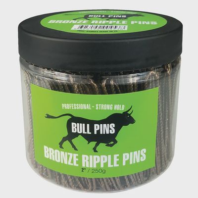 Bull pins bronze ripple pins 50mm 250g