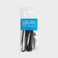 Glide hair tools big mommas ripple pins black 12 pk