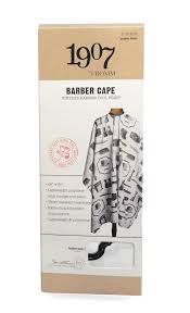 Barber cape vintage tool print