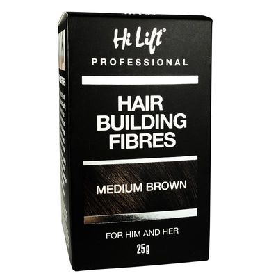 Hi lift hair building fibres medium brown 25g