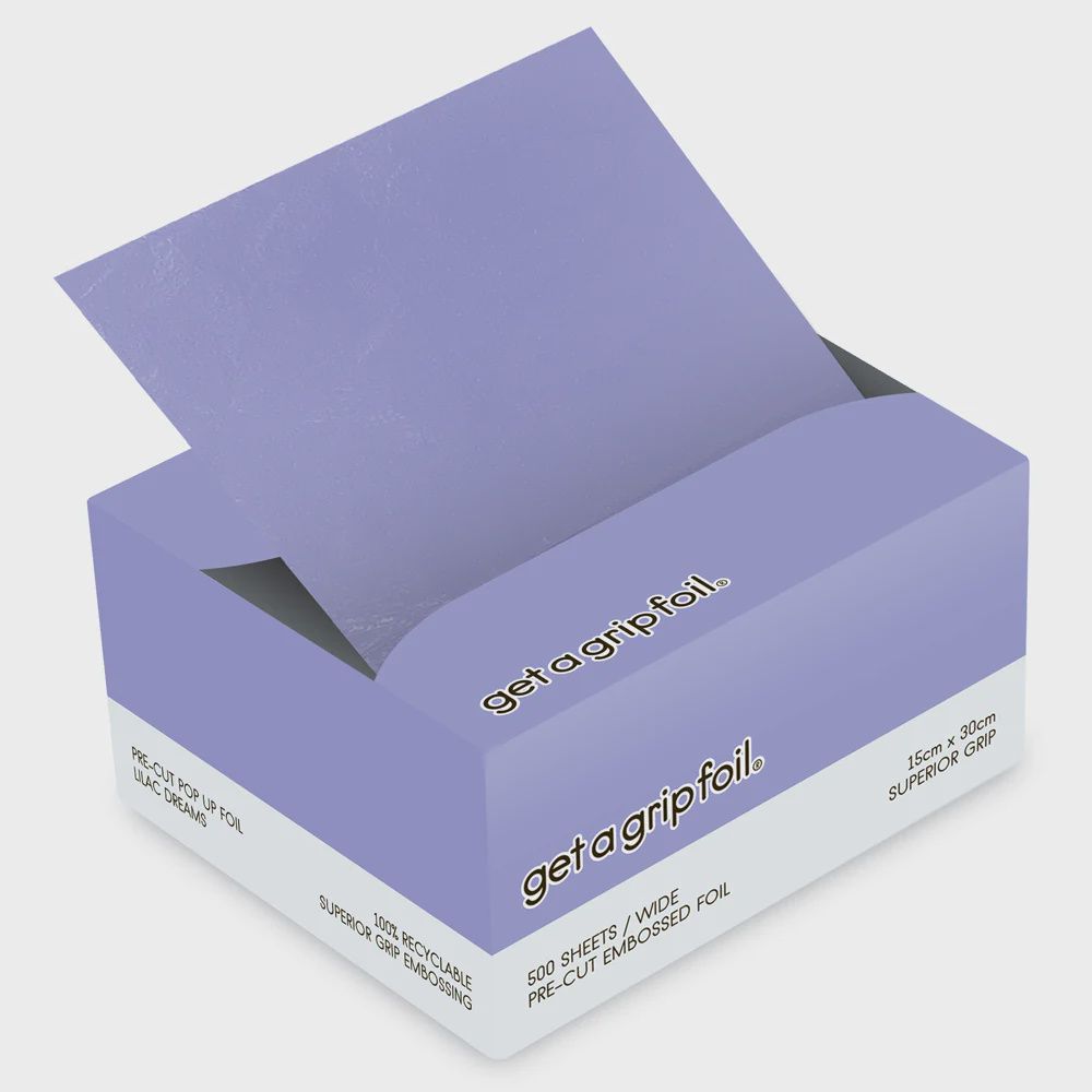 Get a Grip Foil Pre-Cut Pop Up Wide 500 Sheets Lilac Dreams