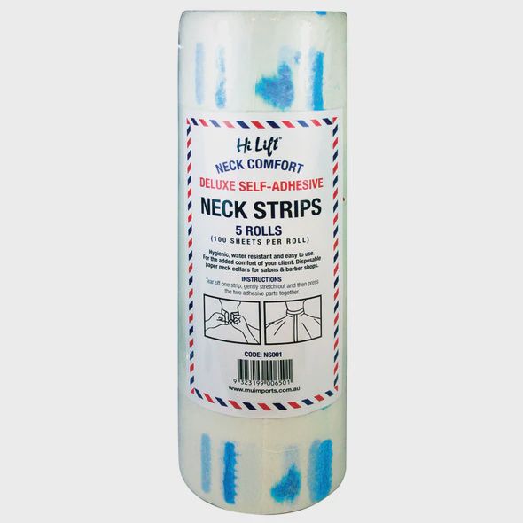 Deluxe Self Adhesive Neck Strips 5 pcs x 100 Sheets