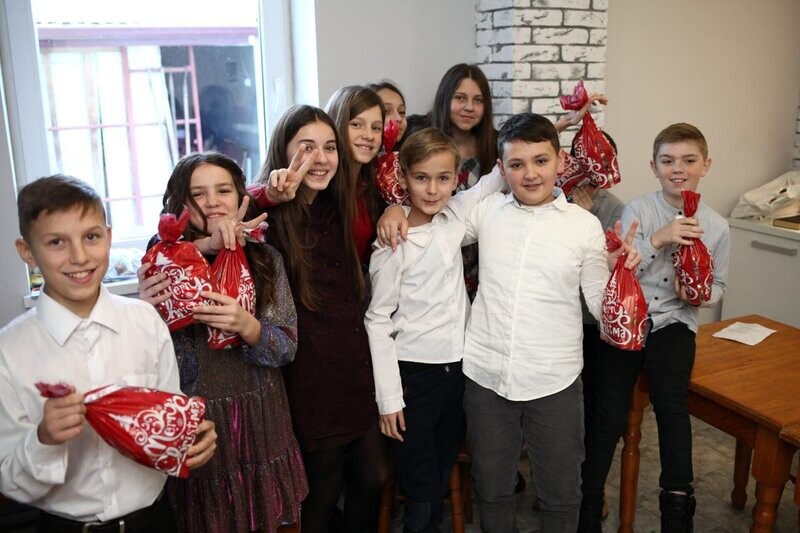 Kerstsurprise kinderen Oekraïne