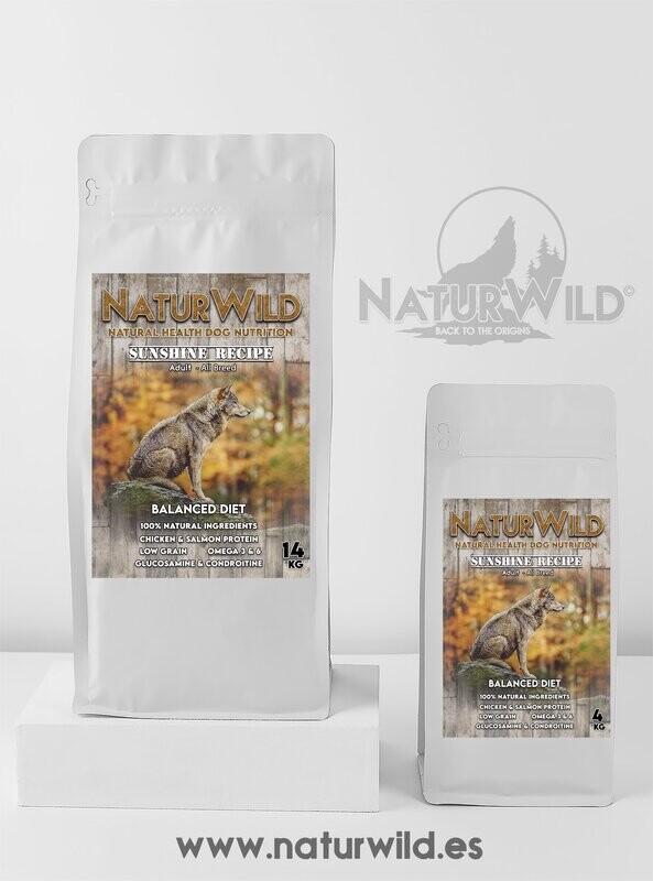 Sunshine recipe - pollo y salmón 14kg