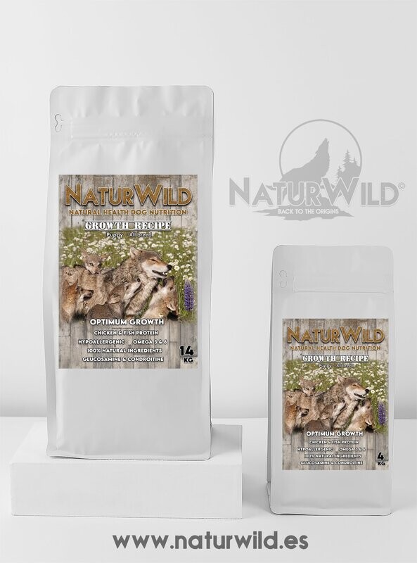 Growth Recipe - Cachorros - Pollo y atún 14kg