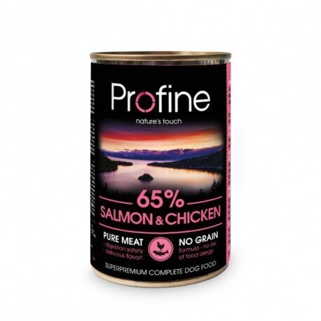Profine húmedo salmón y pollo 400gr Profine húmedo salmón y pollo 400gr