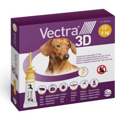 Vectra 3D Pipeta 1,5 a 4kg (3ud)