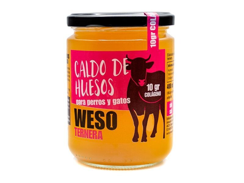 Caldo de huesos de ternera de pasto 400ml