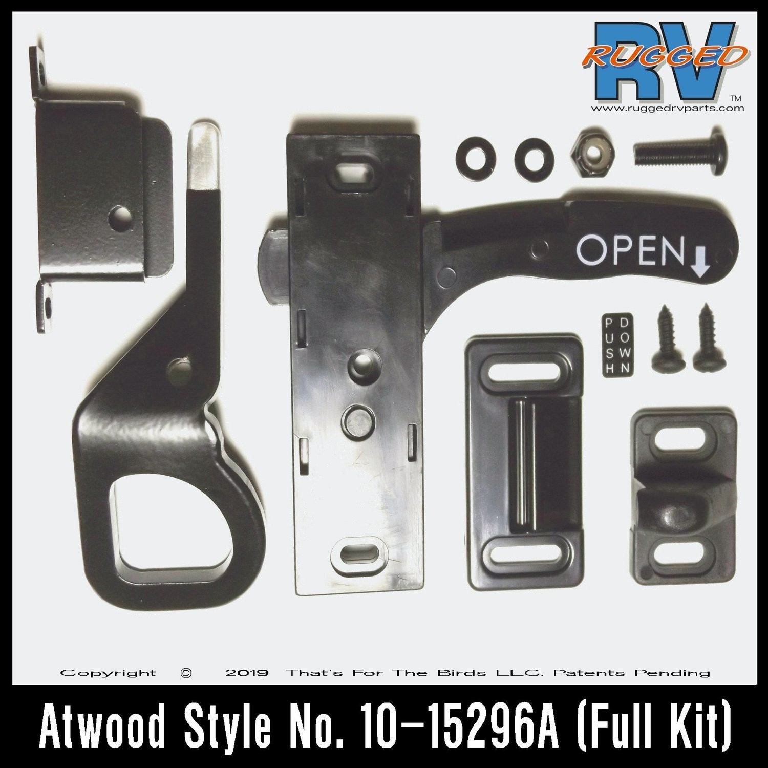 No. 10-15296A Atwood Style Handle and Latch (Full Kit)