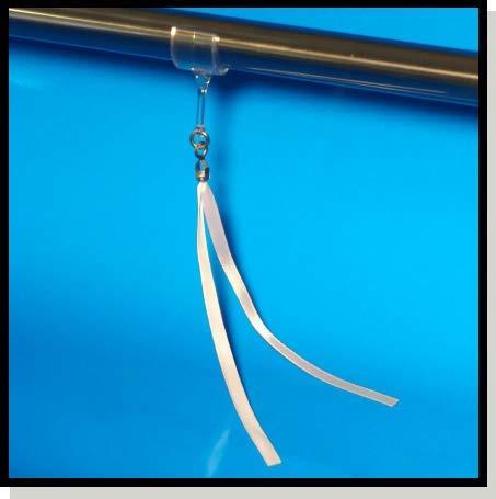 No. 1503 Tail Feathers Apparent Wind Indicator Fits 7/8" or 1" Railing