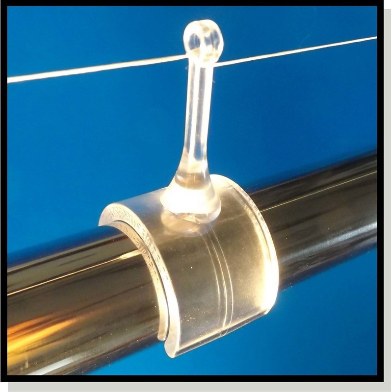 No. 1501 Boat 1" Rail Mount Bird Deterrent Kit Includes (6) Risers and Line (Also fits 1.25" rails)
