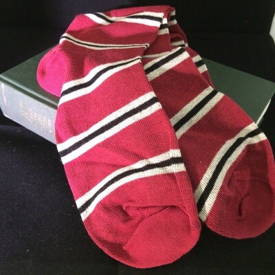 Magenta/White Socks (Long)