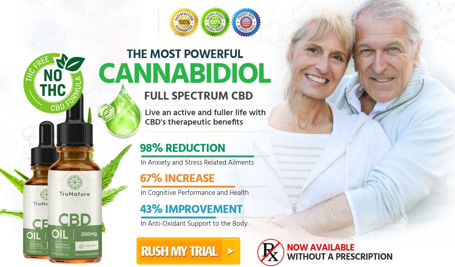 TruNature CBD Oil Reviews &amp; Trial Cost In The USA [2022]