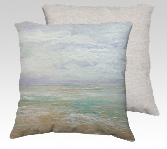 Beach Day 2 Velvet Pillow (large)
