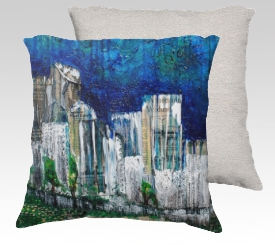 City Views 2 Velvet Pillow (small)