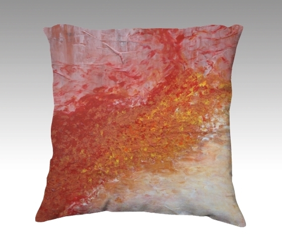Fire &amp; Ice Velvet Pillow (small)