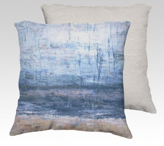 Cool Beach Velvet Pillow (small)