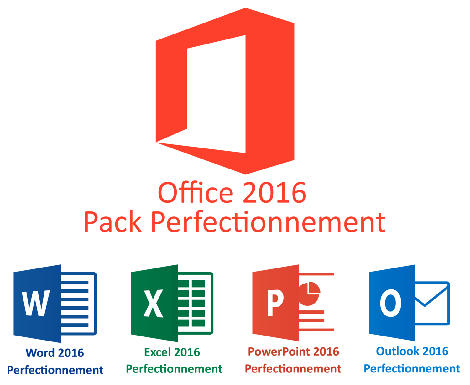 Pack Office PERFECTIONNEMENT 2016 (Word+Excel+PowerPoint+Outlook)
