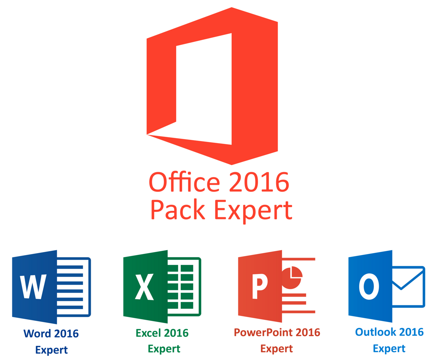 Pack Office EXPERT 2016 (Word+Excel+PowerPoint+Outlook)