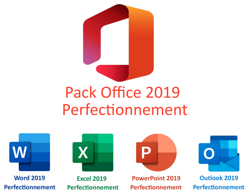 Pack Office PERFECTIONNEMENT 2019 (Word+Excel+PowerPoint+Outlook)