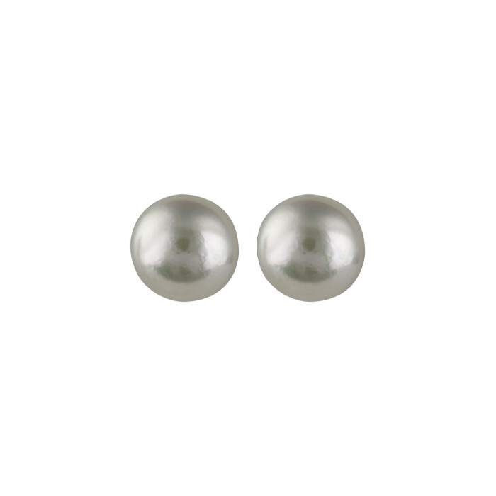 DAMIANI LE PERLE Orecchini in oro bianco e perle 8.50mm ACQUA SALATA JAPAN 20011421