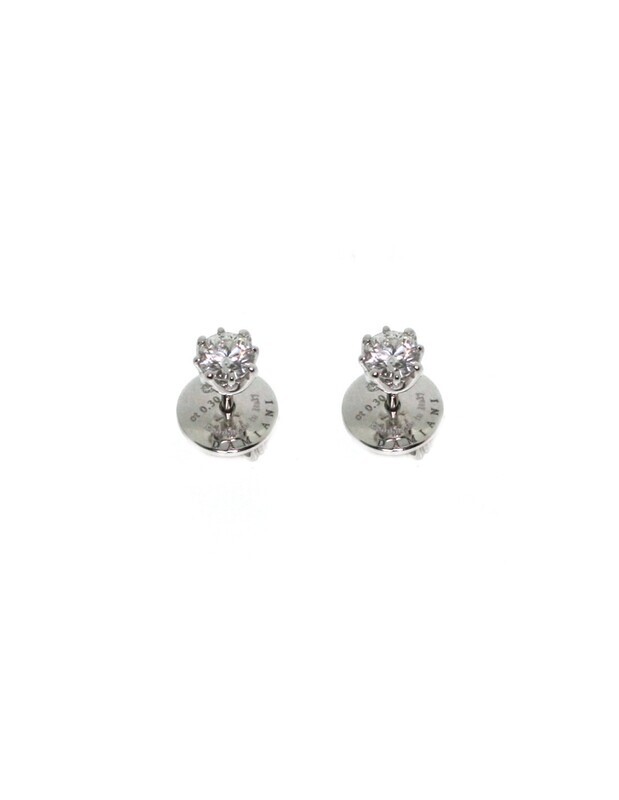 DAMIANI ELETTRA ORECCHINI PUNTO LUCE ORO BIANCO E DIAMANTI 20055958
