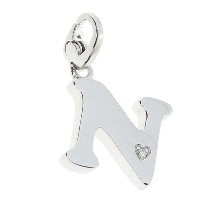 SALVINI CHARMS OF LOVE Ciondolo LETTERA N in argento con diamante 20077303