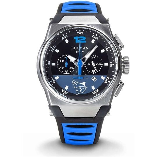 LOCMAN NUOVO MARE CHRONOGRAPH 0555A01S-00BKSKSS UOMO/UNISEX