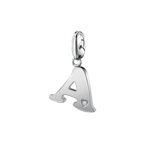 SALVINI CHARMS OF LOVE Ciondolo LETTERA A in argento con diamante 20077293