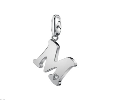 SALVINI CHARMS OF LOVE Ciondolo LETTERA M in argento con diamante 20077302