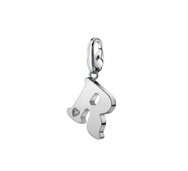 SALVINI CHARMS OF LOVE Ciondolo LETTERA R in argento con diamante 20077307