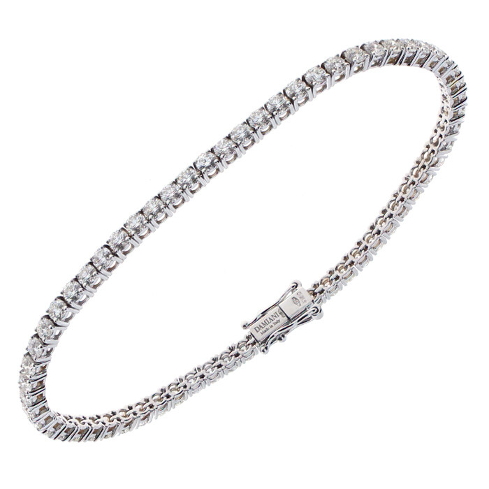 TENNIS TIMELESS DAMIANI BRACCIALE ORO BIANCO E DIAMANTI 7.52ct 20084841