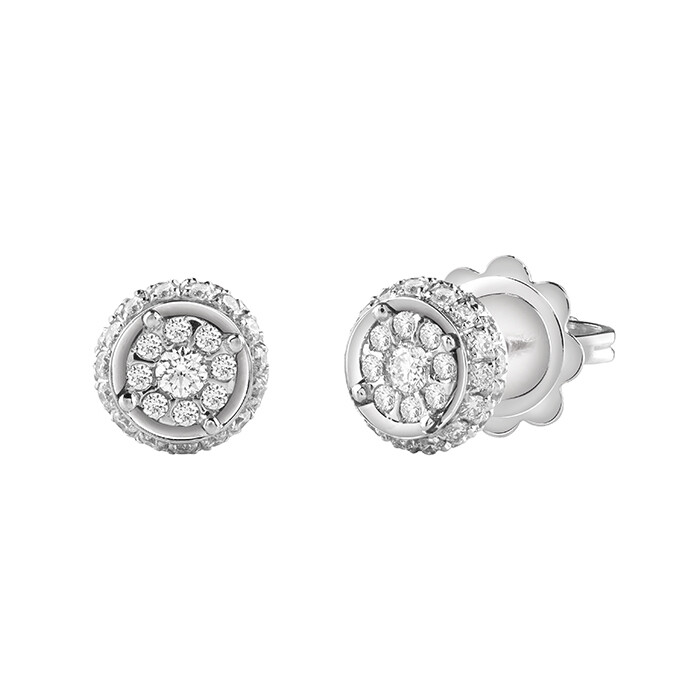 SALVINI DAPHNE ORECCHINI ORO BIANCO CON DIAMANTI CT 0.44 20081197